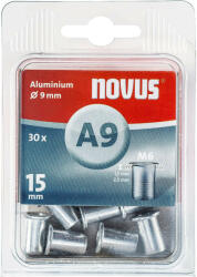  NOVUS popszegecs-anya M 6 x 15.0 alu 1.5-2.5 30db