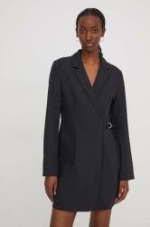 Abercrombie & Fitch ruha fekete, mini, egyenes - fekete XS - answear - 29 990 Ft