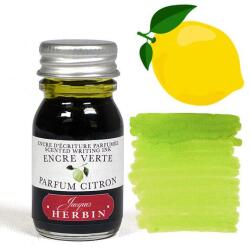 J. Herbin Illatos tinta, J. Herbin, 10 ml - zöld tinta, citrom illat