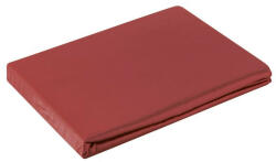  Dina pamut-szatén gumis lepedő Piros 220x200 cm +30 cm
