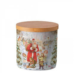 Ambiente AMB. 37417970 Santa bringing presents porcelán konyhai tároló 10x10cm (871215919o6o1)