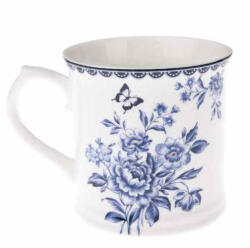 Dakls DAK. NOP5116 Porcelánbögre kék rózsacsokros, 400ml (8596265o97241)