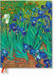 Paperblanks keményfedeles naptár (2024/25) 18 hónapos - Van Gogh’s Irises ultra vertikális (9781408754009)