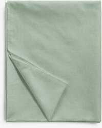 Goldea cearceaf de pat din bumbac prelată - verde salvie 140 x 240 cm