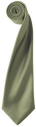 Premier szatén 144 cm-es férfi nyakkendő PR750, Olive