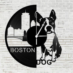 Sweet Memory Bakelit óra - Boston Terrier