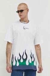 Karl Kani pamut póló fehér, férfi, nyomott mintás - fehér XL - answear - 10 990 Ft