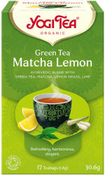 YOGI TEA bio tea zöld matcha-citrom 17x1, 8g 30, 6 g - nutriworld