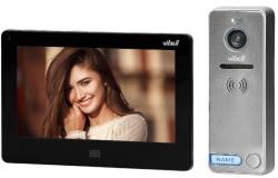 Vibell Videointerfon pentru o familie Vibell FELIS MEMO ORNO OR-VID-EX-1060 B, color, monitor plat LCD 7 , control automat al portilor, functie intercom, 7 sonerii, IP65, negru gri (C53OR-VID-EX-1060/B)