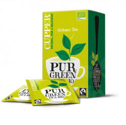 Cupper bio zöld tea 20 db 35 g - nutriworld