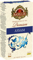 BASILUR premium assam fekete tea 25 filter 50 g - nutriworld