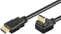 Goobay cablu hdmi hispeed cu ethernet 90° 2m 4k 30hz goobay (CABLE-HDMIA/EN90/G-2BK-GBAY)