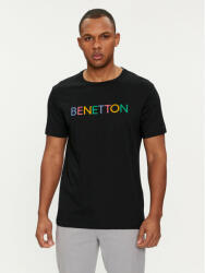 United Colors Of Benetton Póló 3I1XU100A Fekete Regular Fit (3I1XU100A)