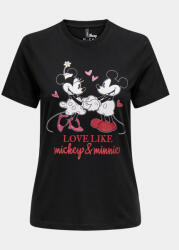 ONLY Póló Mickey 15317991 Fekete Regular Fit (Mickey 15317991)