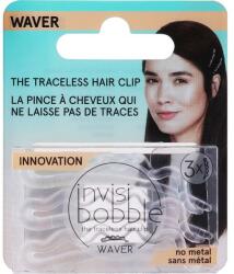 Invisibobble Agrafe de păr, transparentă - Invisibobble Waver Crystal Clear 3 buc