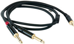 Master Audio Cablu Master Audio - RCA381, 2x 6.3 mm/3.5 mm, 1 m, negru (RCA381)