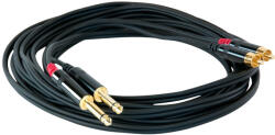 Master Audio Cablu Master Audio - RCA630/5, 2x RCA/2х 6.3 mm, 5 m, negru (RCA630/5)