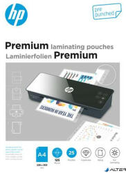 HP Meleglamináló fólia, 125 mikron, A4, fényes, 25 db, HP "Premium (9122) - alter