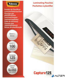 Fellowes Meleglamináló fólia, 125 mikron, 60x90 mm, fényes, 100 db, FELLOWES (5397402) - alter