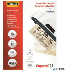 Fellowes Meleglamináló fólia, 125 mikron, A3, fényes, 25 db, FELLOWES (5396501) - alter