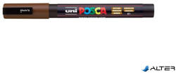 uni Dekormarker, 1, 8-2, 5 mm, UNI "Posca PC-5M", barna (286633000)