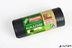Mazzini Szemeteszsák, újrahasznosított, erős, 135 l, 10 db, 70x110 cm, 30 , MAZZINI, fekete (104070) - alter