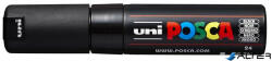 uni Dekormarker, 4, 5-5, 5 mm, UNI "Posca PC-7M", fekete (300210000)