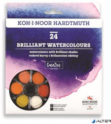 KOH-I-NOOR Vízfesték, 24 darabos, 22, 5 mm, KOH-I-NOOR "Brillant (017450700002)