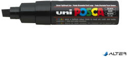 uni Dekormarker, 8 mm, vágott, UNI "Posca PC-8K", fekete (300566000)