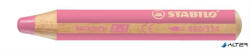 STABILO Színes ceruza, kerek, vastag, STABILO 'Woody 3 in 1', rózsaszín (880/334)