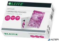 LEITZ Meleglamináló fólia, 125 mikron, 65x95 mm, fényes, LEITZ "iLam (33812) - alter