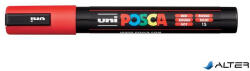 uni Dekormarker, 1, 8-2, 5 mm, UNI "Posca PC-5M", piros (286617000)