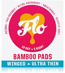  FLO Ultra Thin Bamboo egészségügyi betétek Nappali és éjjeli ápolás 15 db