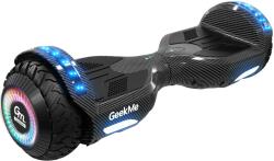 GeekMe Hoverboard GeekMe, 6, 5" LED, Bluetooth, önkiegyensúlyozó, intelligens, sebesség 12-14km/h, Fekete (FBE-GEEKME-Z5-black1108)