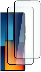 Glass PRO Folie protectie Glass Pro Set 2 folii protectie HOFI Full Cover Pro Tempered Glass 0.3mm compatibil cu Xiaomi Poco M6 Pro 4G Black (5906203691784)