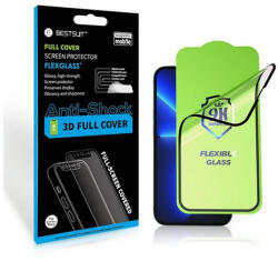 Apple iPhone 12/12 Pro, 5D Full Glue Nano teljes kijelzős üvegfólia, fekete