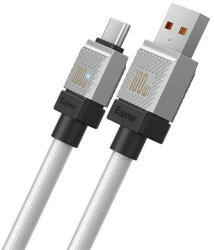 Baseus CoolPlay USB-Type-C adatkábel, 100W, 2m, fehér