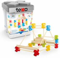 Guidecraft Texo, set de constructie cu 100 piese, Guidecraft (G9503)
