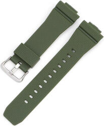 Ricardo Curea pentru Casio G-Shock, silicon, verde, cataramă argintie (pentru modelele GA-2100/GA-2110, DW-5600, GW-6900)