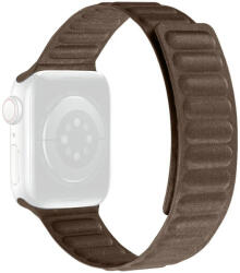 Apple Curea pentru Apple Watch 42/44/45mm, curea textilă magnetică, maro