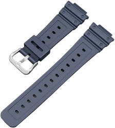 Ricardo Curea pentru Casio, silicon, albastru închis, cataramă argintie (GA2100, DW6900)