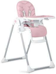 RicoKids Asztalszék gyerekeknek, rózsaszín, állítható, összecsukható, 5 pontos rögzítő övekkel, kivehető tálcával (IMK-4700602)