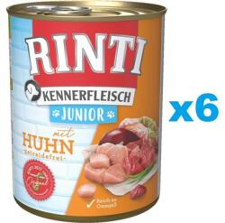 RINTI Kennerfleish Junior Chicken 6x400 g marhahússal kölyökkutyáknak