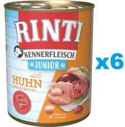 RINTI Kennerfleish Junior Chicken 6x800 g csirkével kölyökkutyáknak