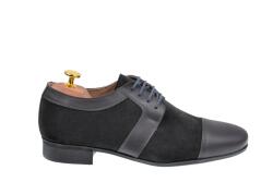 Lucianis style OFERTA MARIMEA 39, 41, 44 - Pantofi barbati eleganti din piele naturala, culoare gri inchis - L1006GRI (L1006GRI)