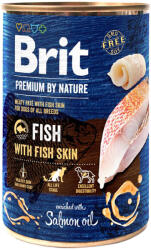 Brit Premium 6x400g Brit Premium by Nature nedves kutyatáp - Hal halbőrrel