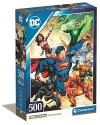 Clementoni 500 db-os puzzle COMPACT puzzle - High Quality Collection - DC comics (35531)