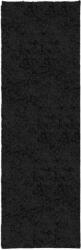 vidaXL PAMPLONA fekete magas szálú bolyhos modern szőnyeg 80 x 250 cm 375275
