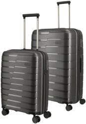 Travelite Air Base antracit 4 kerekű kabinbőrönd és nagy bőrönd (Air-Base-S-L-antracit)