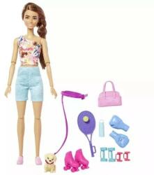 Mattel Barbie feltöltődés: Barna hajú fitness Barbie baba HKT91